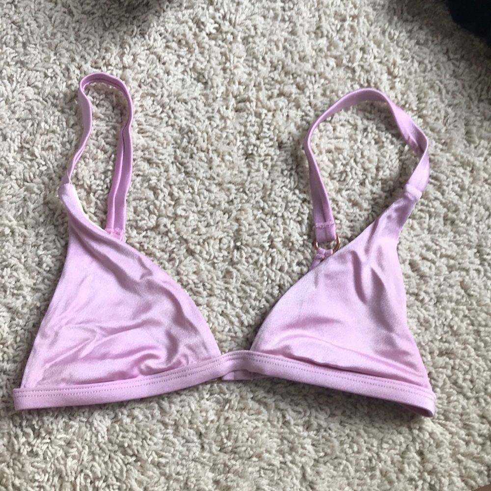 LA Hearts Triangle Bikini Top